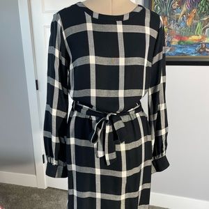 Perfect plaid dress.  A new day from target.  Length is 3 inches above knee